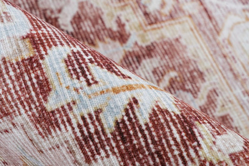 Soho 403 Terra Machine Washable Rug with Medallion - ADORE RUGS and FLOORING